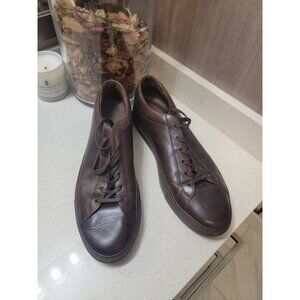 KOIO Men’s Capri Leather Sneaker In Brown Size EU46 Made In Italy